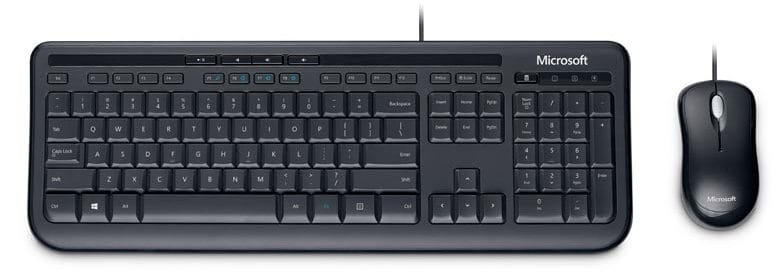 Microsoft Desktop 600 Keyboard And Mouse - Black