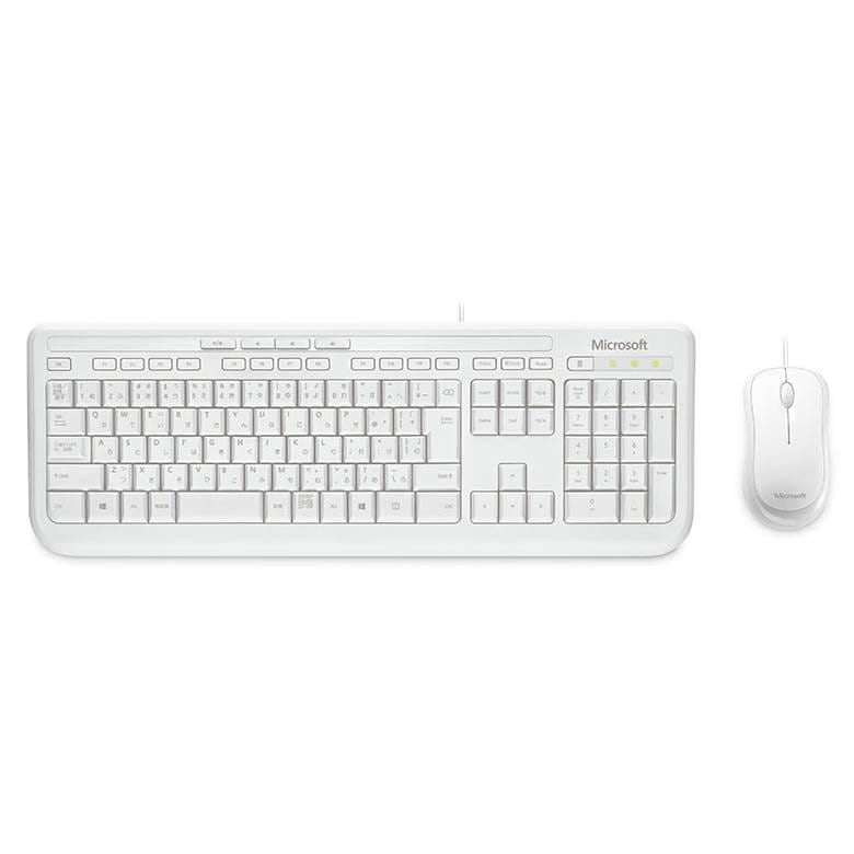 Incase Designed by Microsoft Desktop 600 Keyboard And Mouse - White