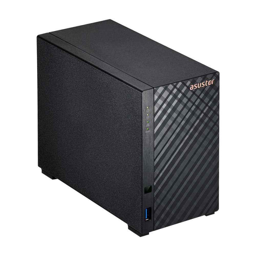 Asustor 2-Bay Realtek RTD1619B Quad-Core 1GB NAS
