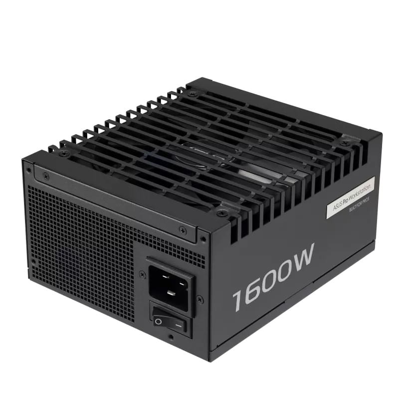 ASUS Pro WS 1600W Fully Modular 80+ Platinum ATX 3.1 Power Supply Unit
