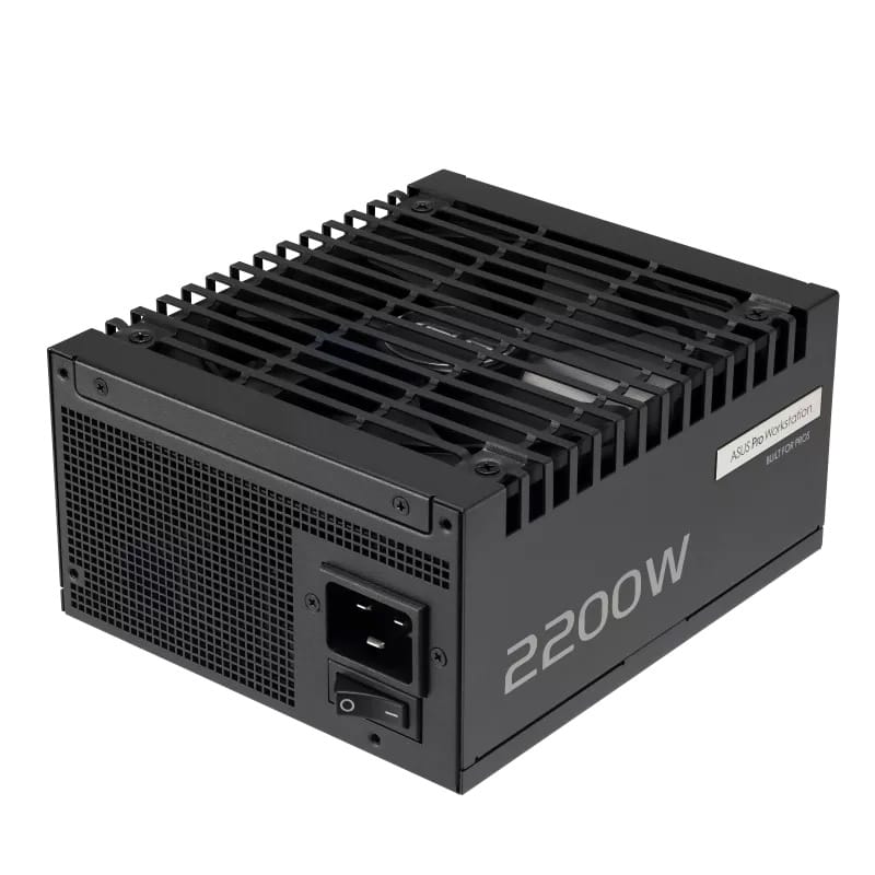 ASUS Pro WS 2200W Fully Modular 80+ Platinum ATX 3.1 Power Supply Unit