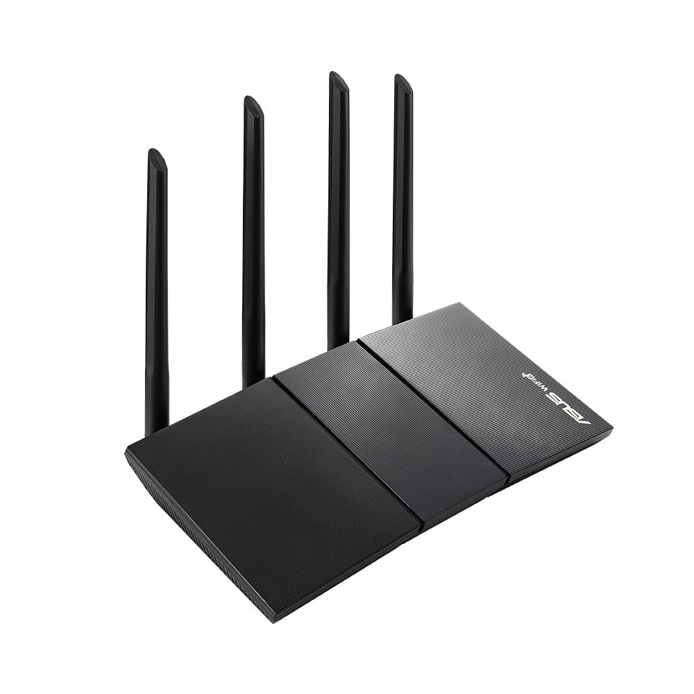 Asus AX1800 WiFi 6 Ai Protection by Trend Micro Extendable Wireless Router RT-AX1800S Supporting Dual Band MU-MIMO OFDMA (802.11ax) Ai Mesh