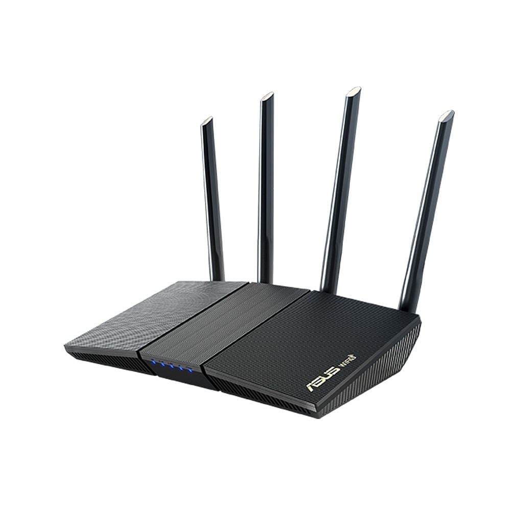 Asus AX1800 WiFi 6 Ai Protection by Trend Micro Extendable Wireless Router RT-AX1800S Supporting Dual Band MU-MIMO OFDMA (802.11ax) Ai Mesh