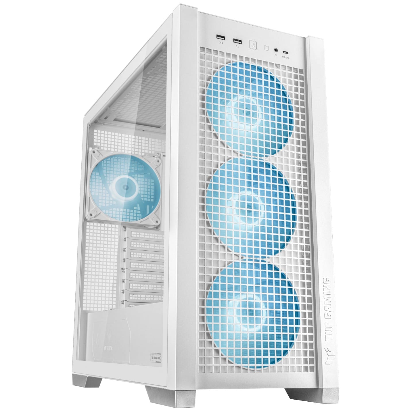 ASUS TUF Gaming GT302 ARGB Mid-Tower E-ATX Case - White
