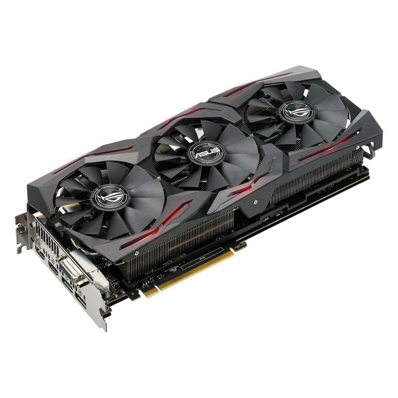 ASUS ROG Strix GTX1080 Ti 11GB Video Card-flat