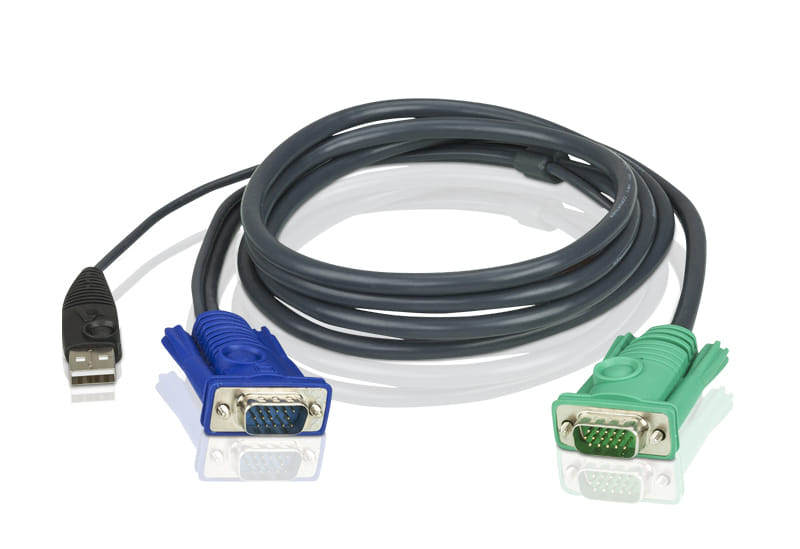 ATEN 1.2M USB KVM Cable with 3 in 1 SPHD