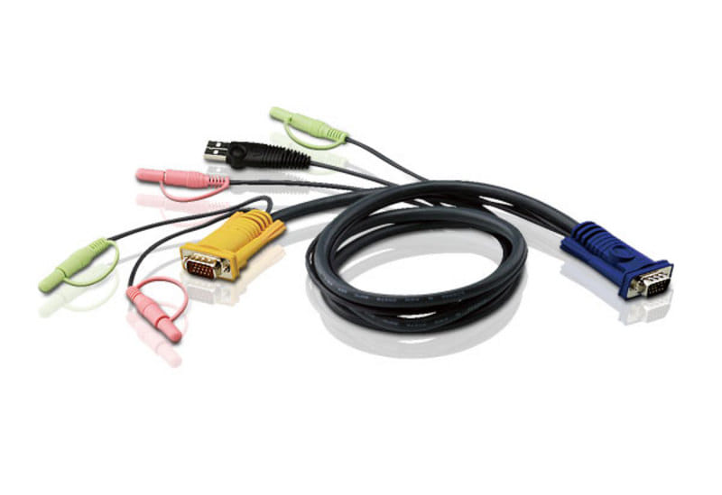 ATEN 3M USB KVM Cable with 3 in 1 SPHD and Audio