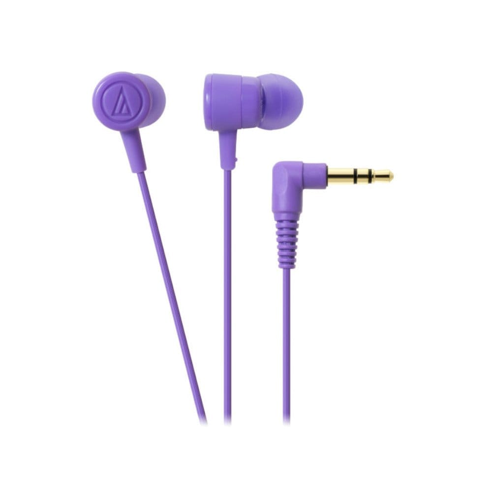 AudioTechnica CKL220 'DIP' Colour In-Ear Headphones - Purple