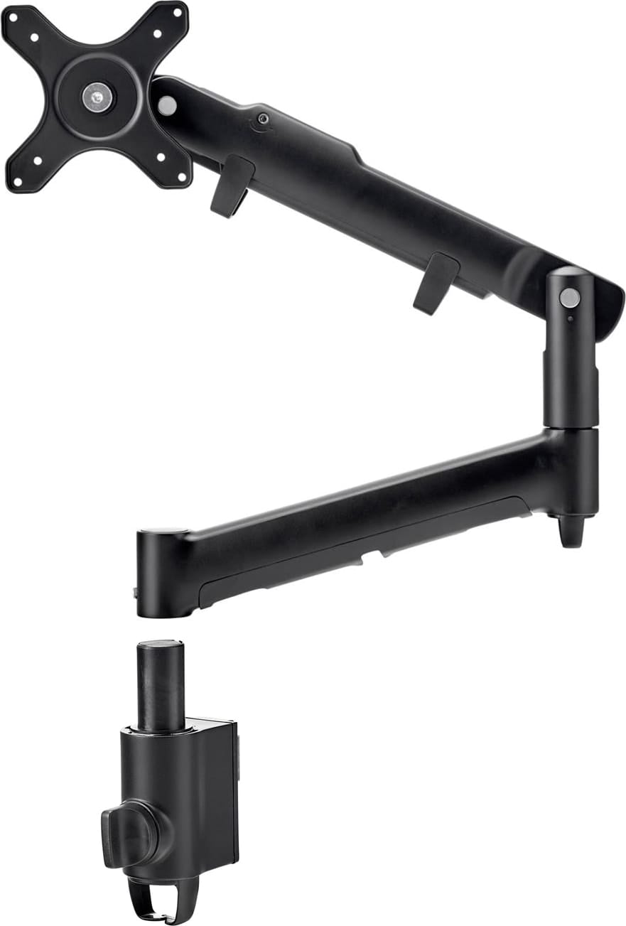 Atdec Dynamic Arm Black + Channel Clamp