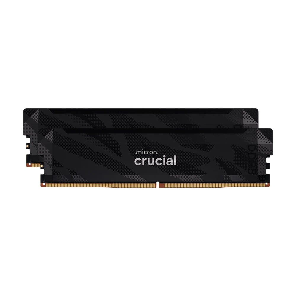 Crucial Pro 32GB (2x16GB) DDR5-6400 UDIMM RAM - Black