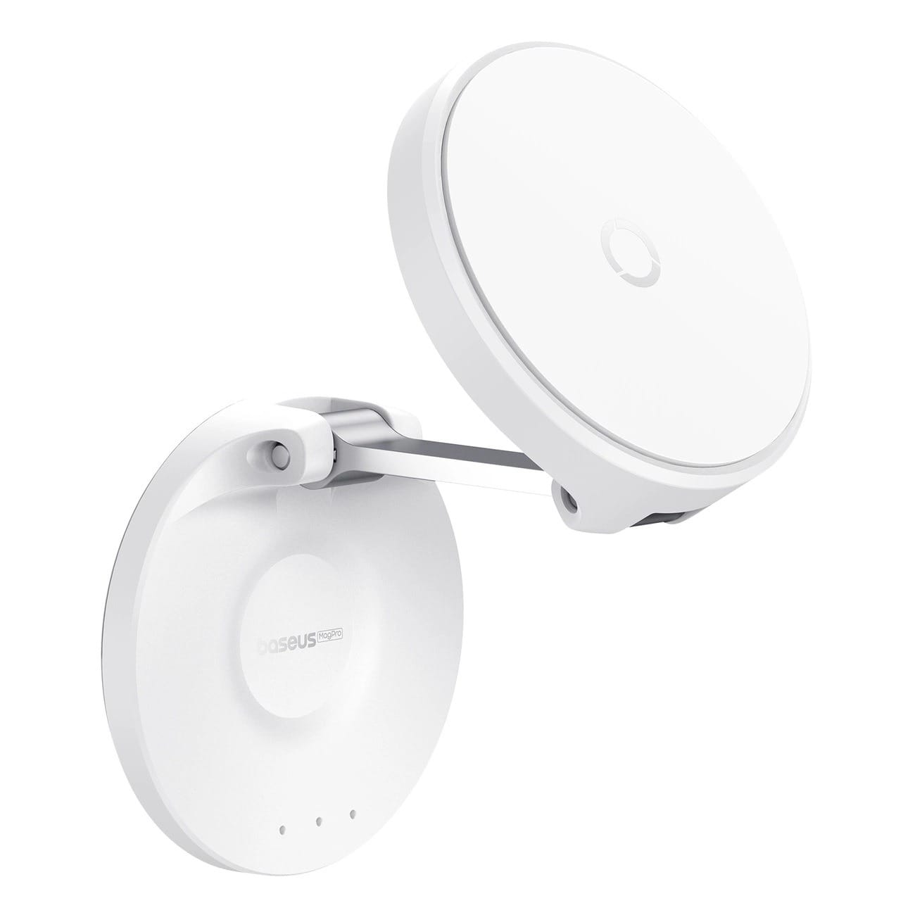 Baseus MagPro Magnetic Foldable Rotatable Adjustable Arm Phone Mount Stand - White