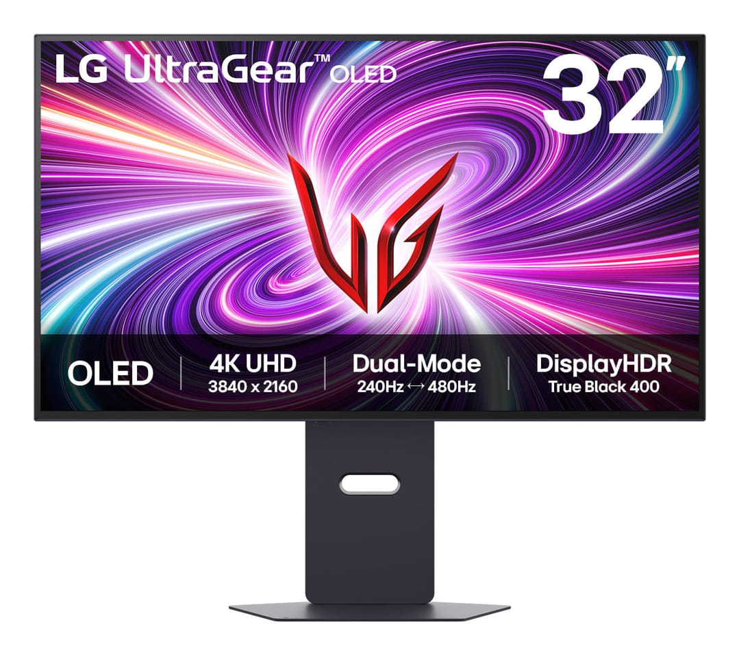 LG UltraGear 32GS95UV-B 31.5" Dual Mode OLED 4K UHD 0.03ms 240Hz HDR Gaming Monitor