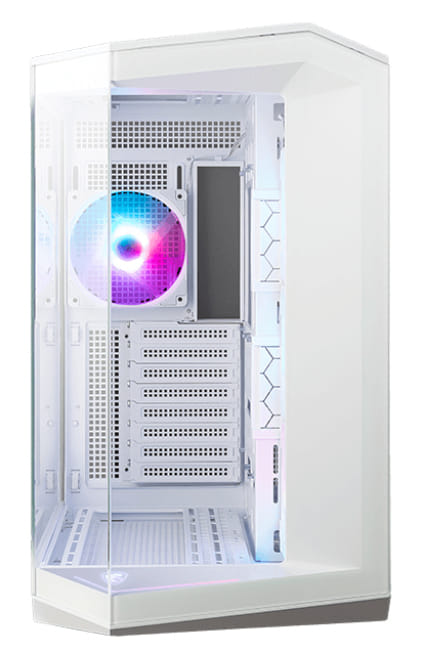 MSI MAG PANO 100R PZ Tempered Glass Mid-Tower ATX Case - White