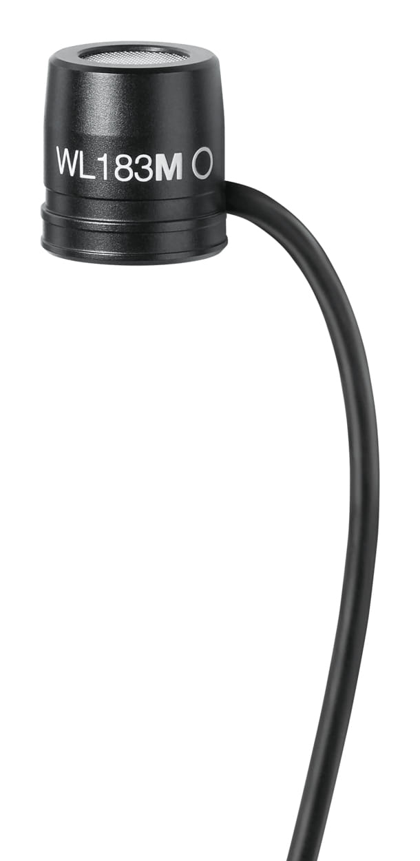Shure LP Omnidirectional Lavalier MIC Connector BK