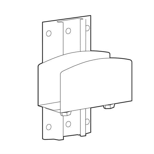 Ergotron Small PC Mount With Wall Track for LX PRO - Dark Grey