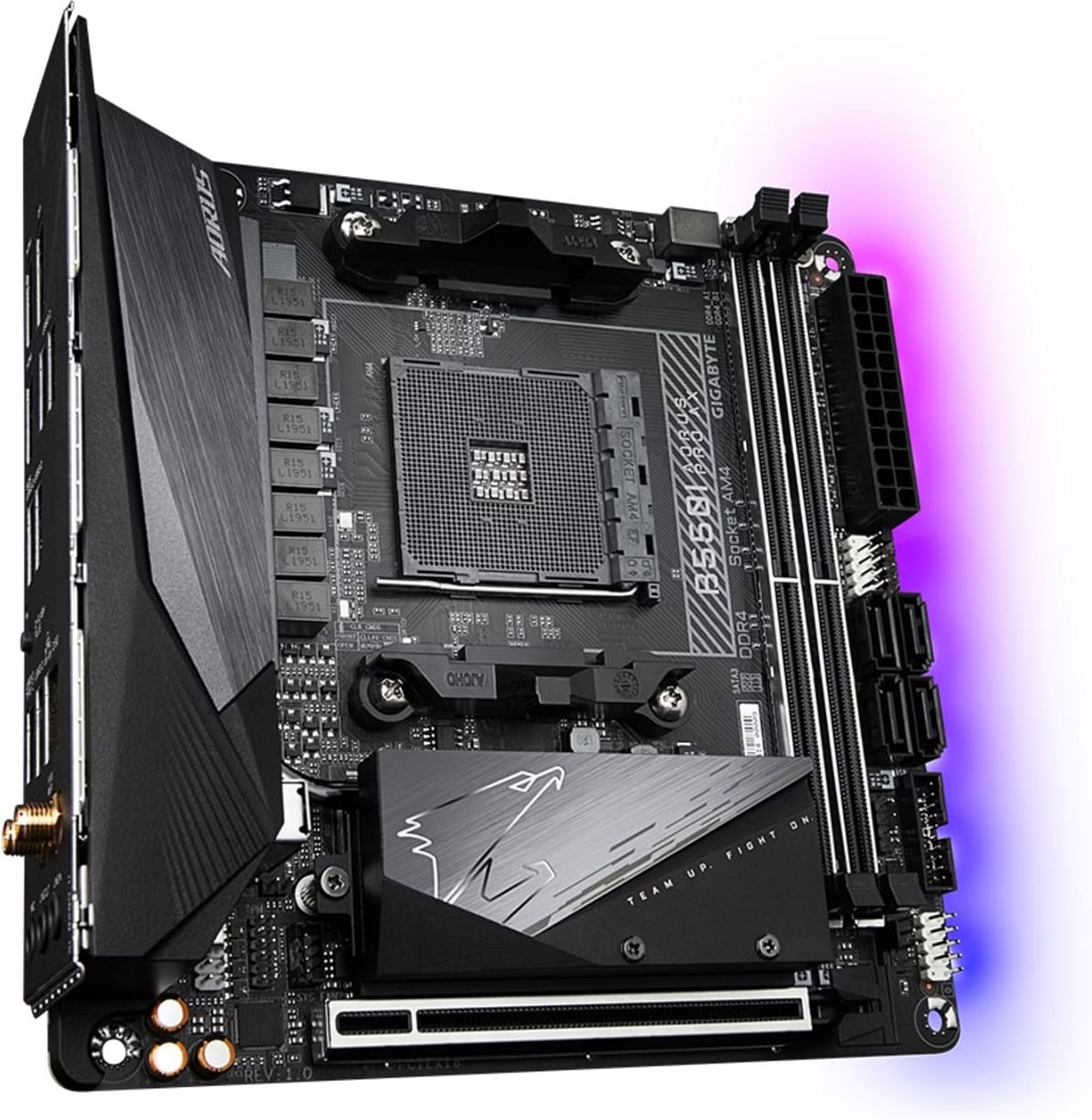 (Ex-Demo) Gigabyte B550I Aorus Pro AX AM4 Mini-ITX Motherboard