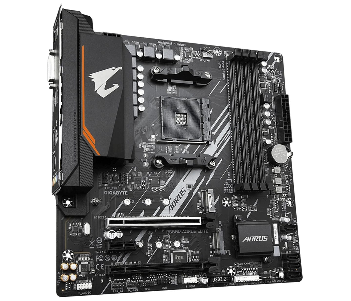 (Refurbished) Gigabyte B550M Aorus Elite AM4 Micro-ATX Motherboard