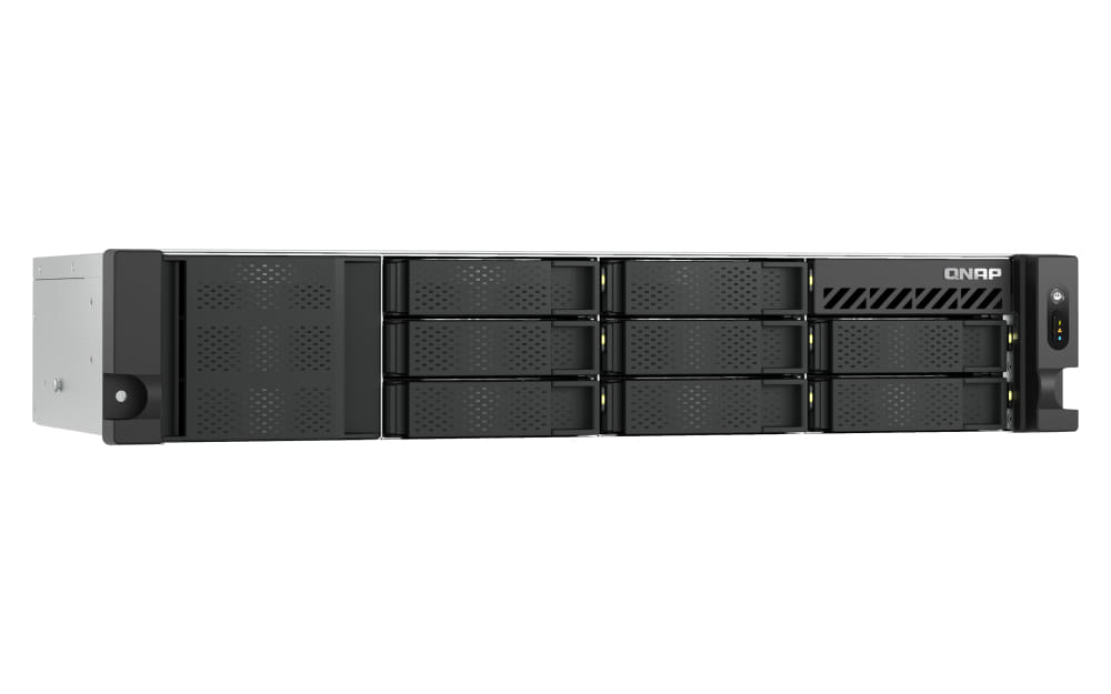 QNAP 8-Bay Atom C5125 Octa-Core 8GB SODIMM 2U Rackmount NAS