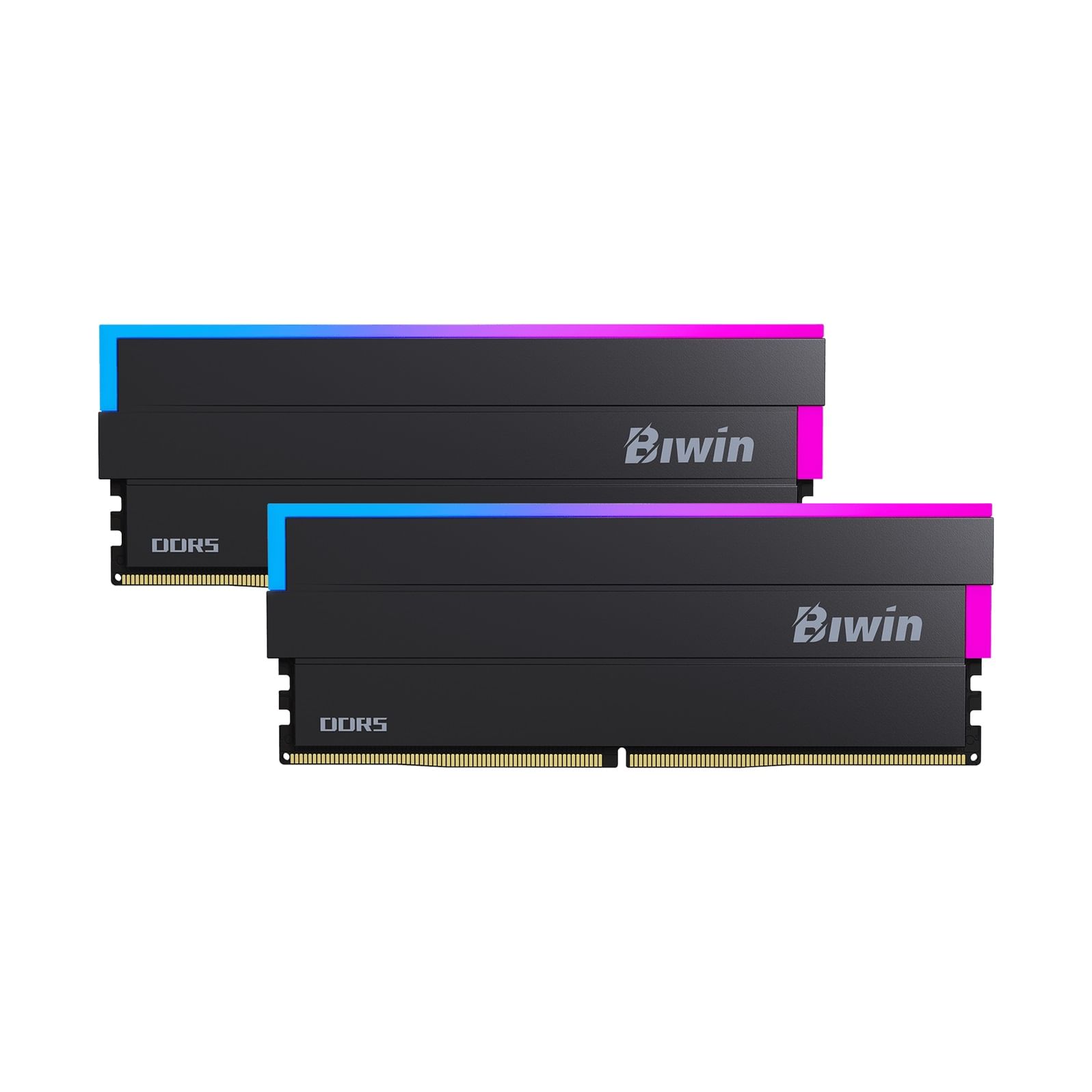 メモリー Biwin DV100 DDR5 32GB (2x16GB) 6000MHz BIWIN Black Opal DW100 RGB 32GB (2x16GB) DDR5-6000 Memory - Black