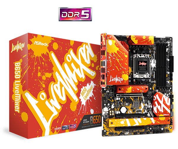 AsRock B650 LIVEMIXER ATX AM5 Mainboard