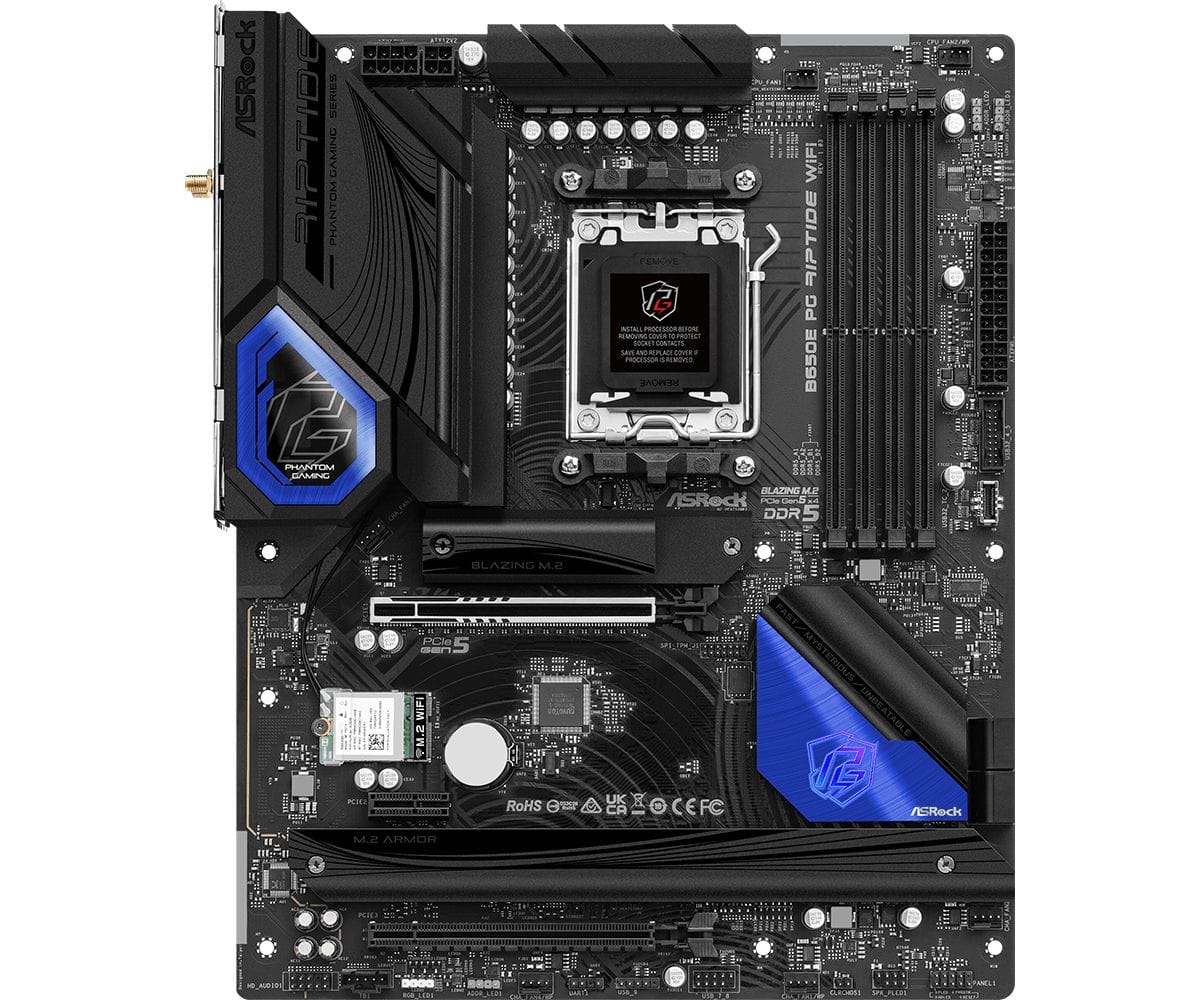 AsRock B650E PG Riptide WiFi AM5 ATX Motherboard