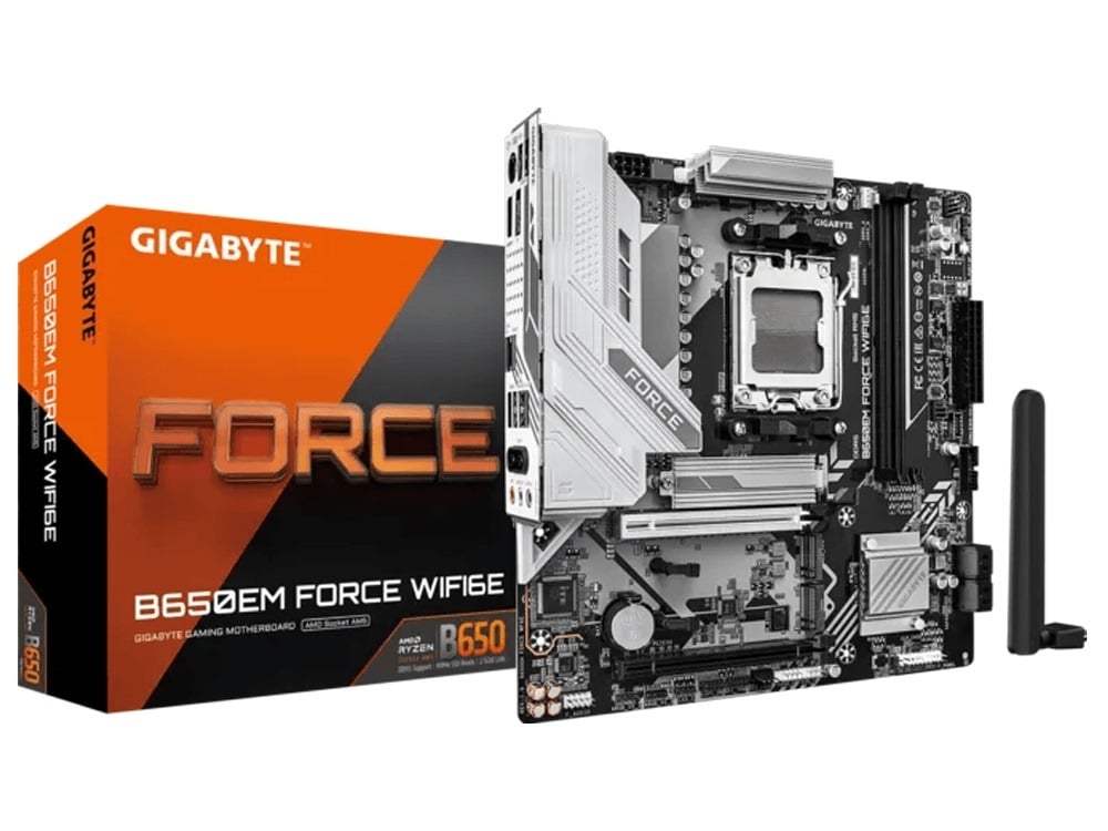 Gigabyte B650EM FORCE WIFI6E AM5 Micro-ATX Motherboard