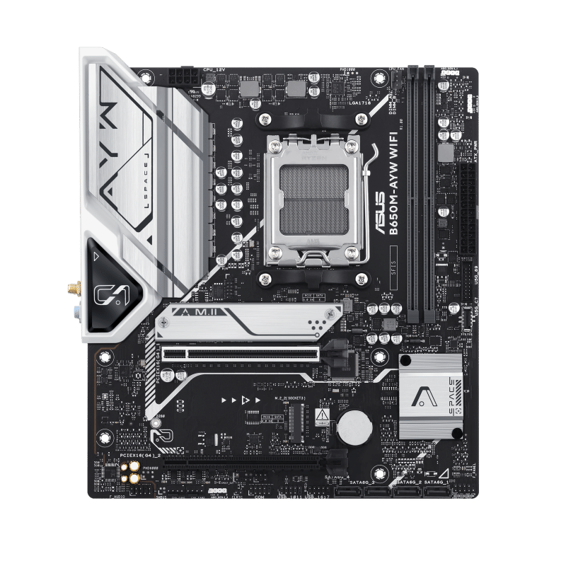 Asus B650M-AYW Wi-Fi-SI AM5 Micro-ATX Motherboard