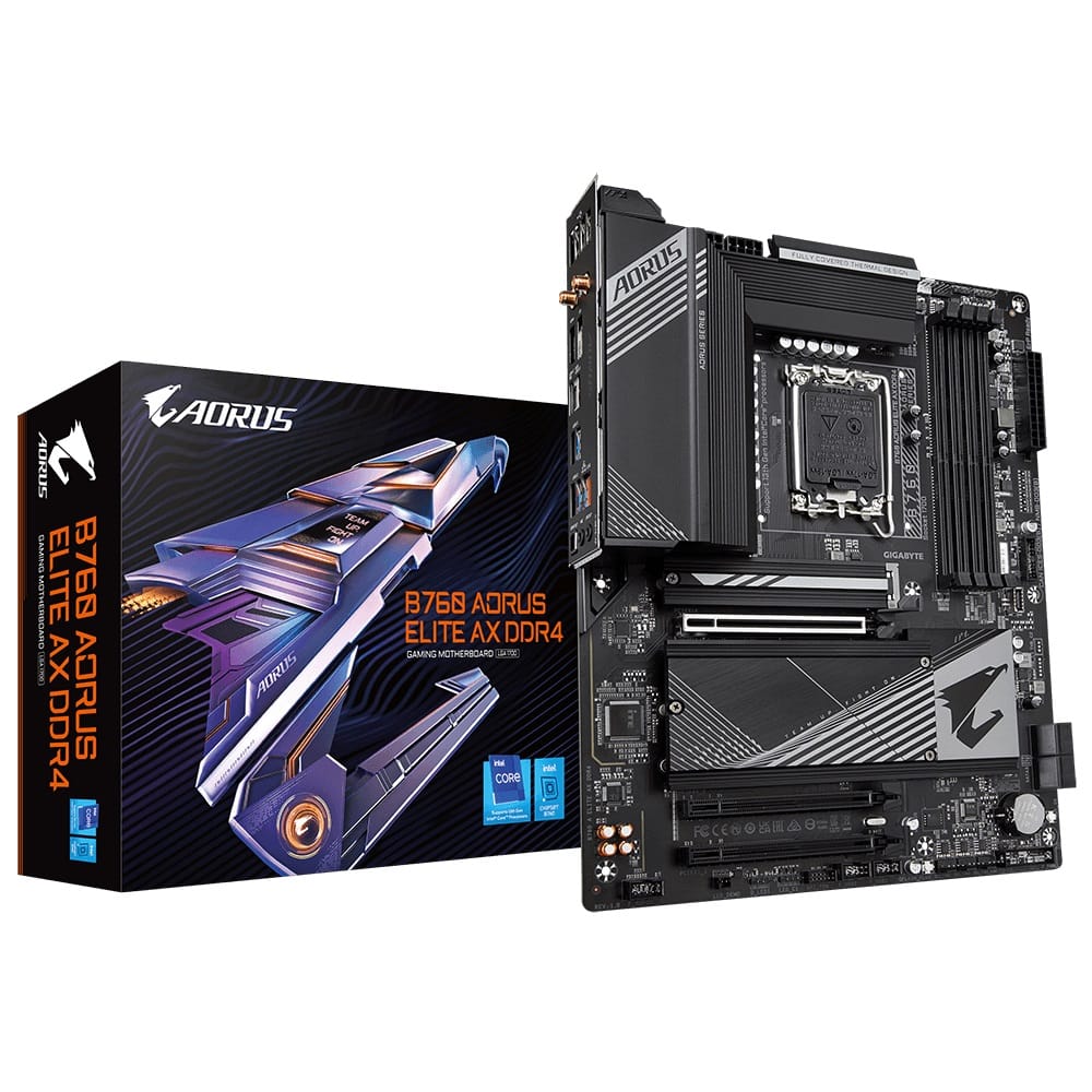 Gigabyte B760 AORUS ELITE AX DDR4 ATX Motherboard