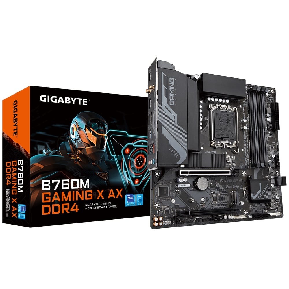 Gigabyte B760M GAMING X AX DDR4 Micro ATX Motherboard