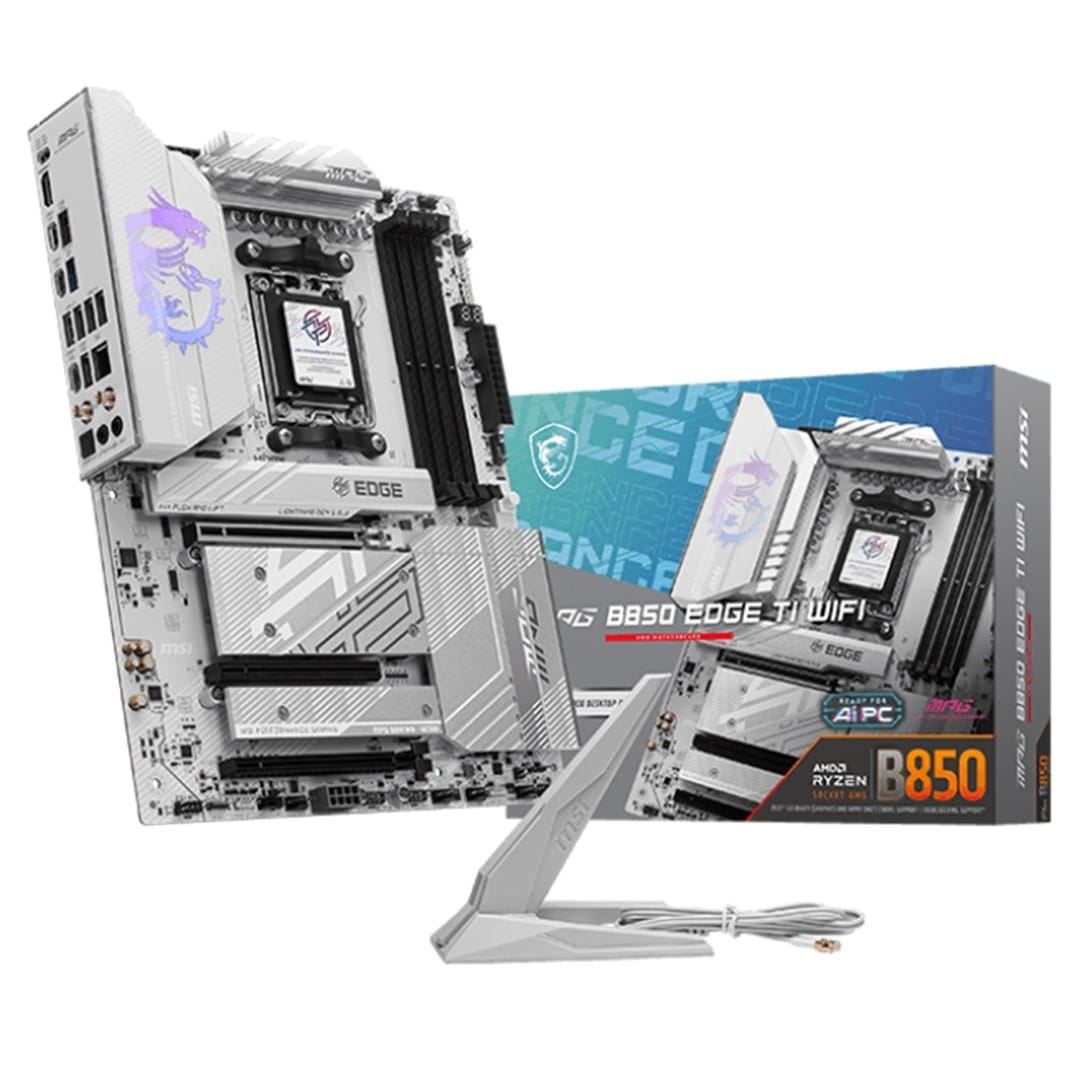 MSI B850 EDGE TI WIFI AM5 ATX Motherboard