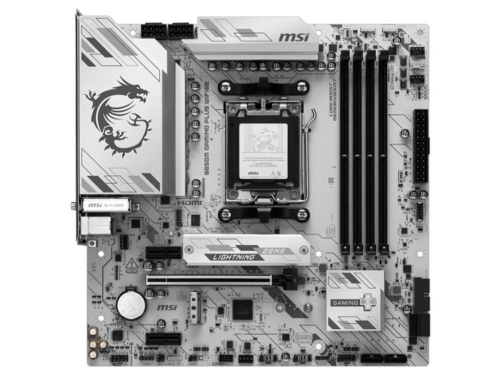 MSI B850M GAMING PLUS WIFI 6E AM5 Micro-ATX Motherboard