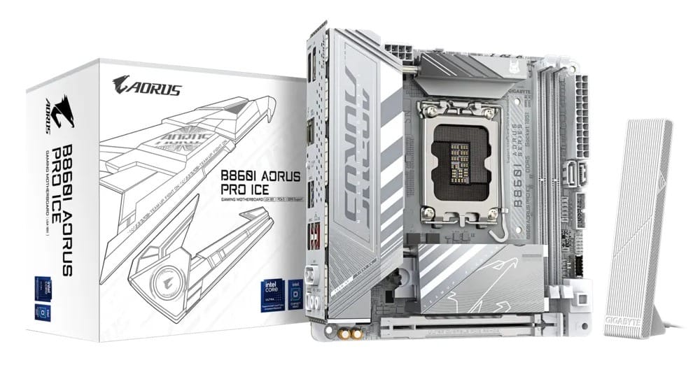 Gigabyte B860I AORUS PRO ICE LGA 1851 Mini-ITX Motherboard