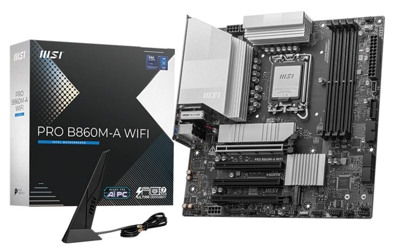 MSI B860M-A WIFI LGA 1851 Micro-ATX Motherboard