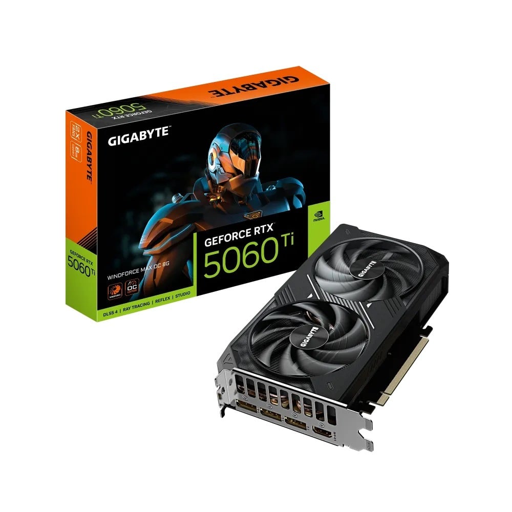 Gigabyte GeForce RTX 5060 Ti WindForce Max OC 8GB Graphics Card