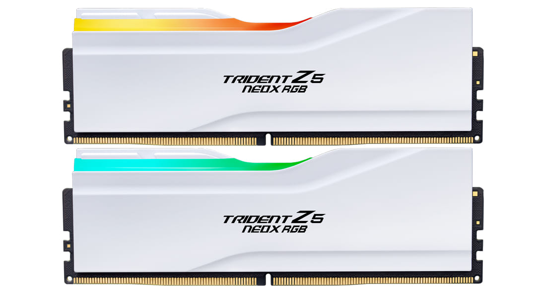 G.Skill Trident Z5 NeoX RGB 32GB (2x16GB) DDR5-6000 CL30 Memory - White