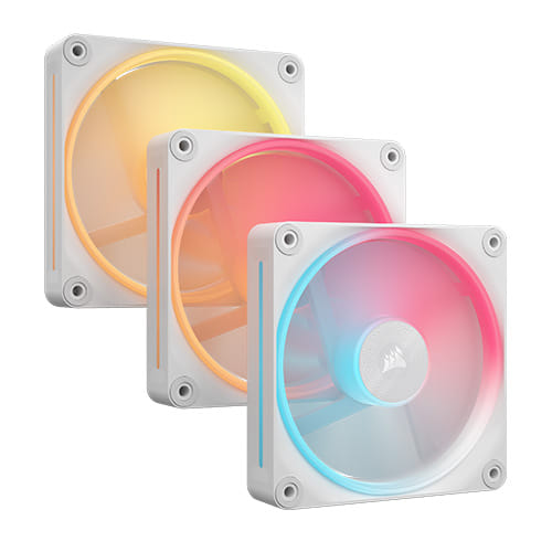 Corsair LX120-R RGB 120mm PWM Reverse Fans White