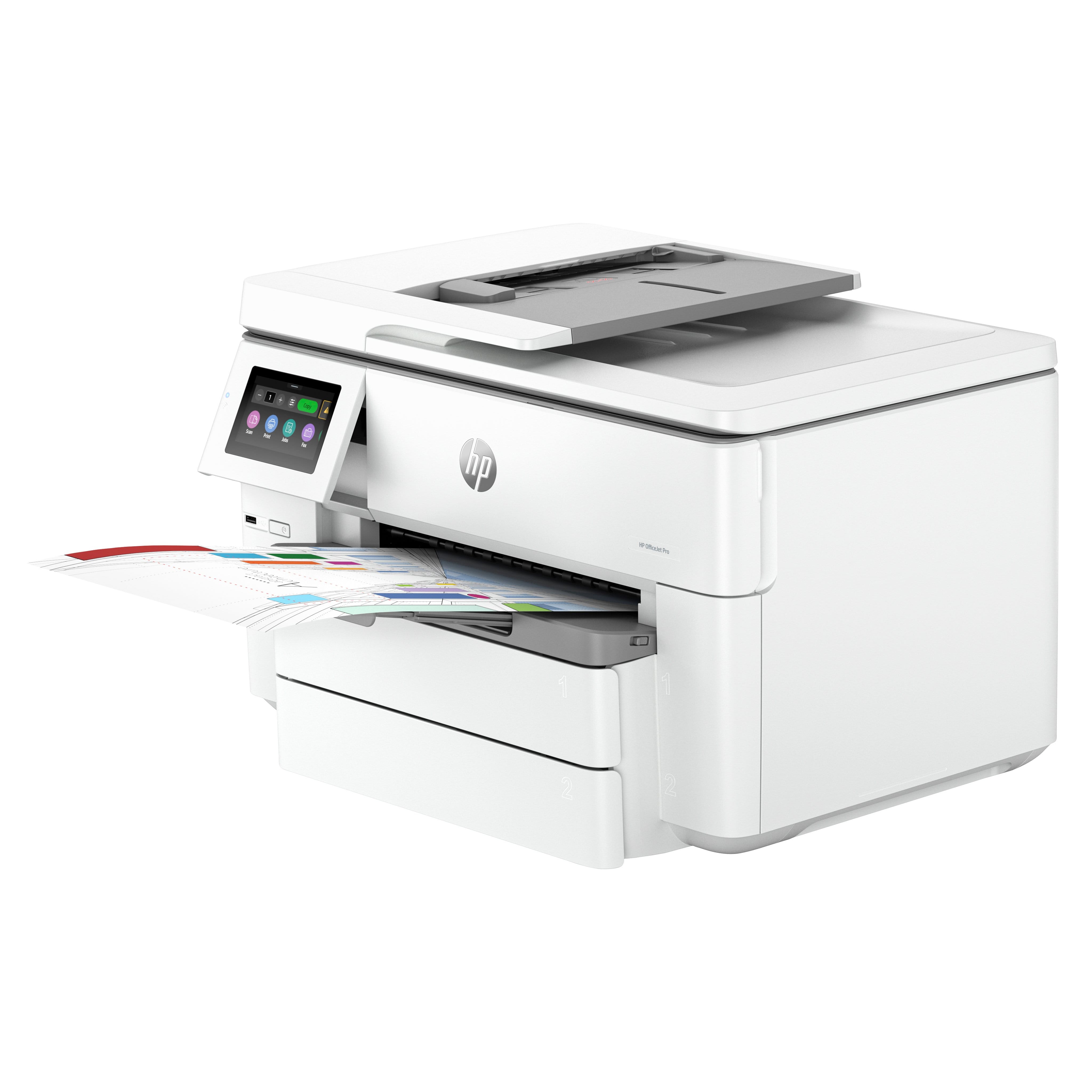 HP OfficeJet Pro 9730e Wide Format All-in-One ADF Thermal Inkjet Printer (Print/Copy/Scan)