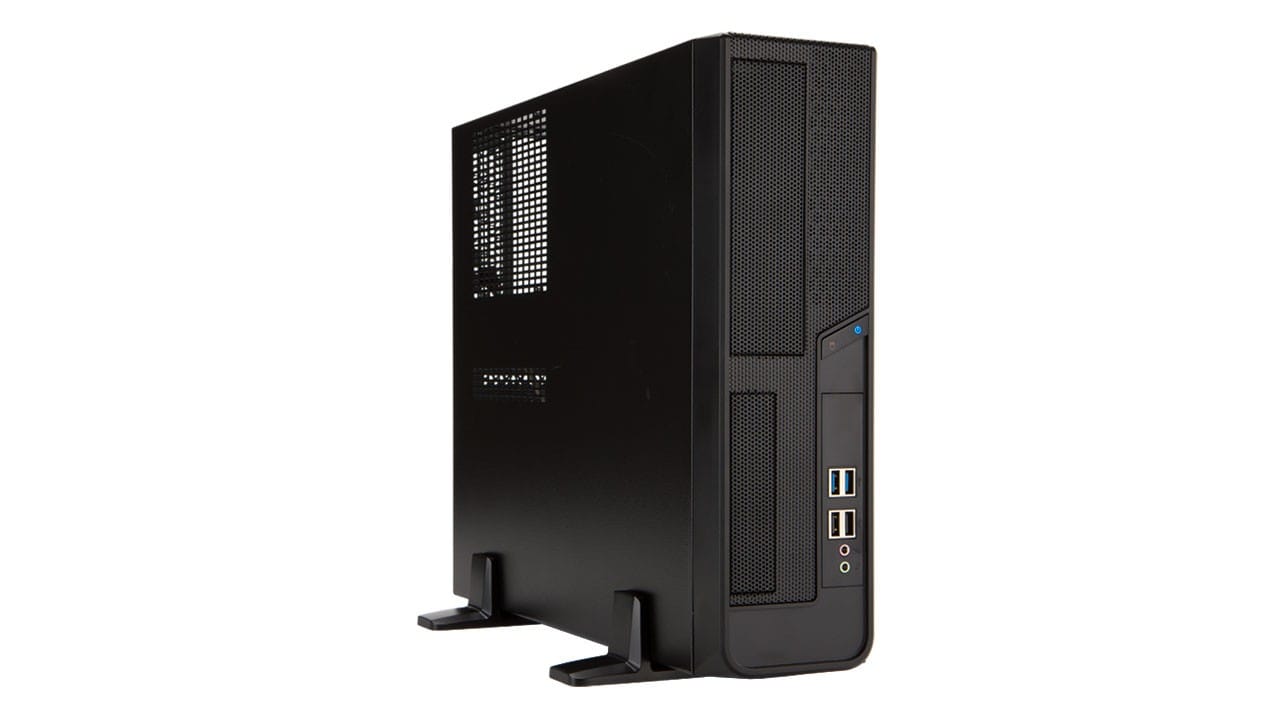 InWin BL040 MicroATX Low Profile Computer Case With 300W Power Supply