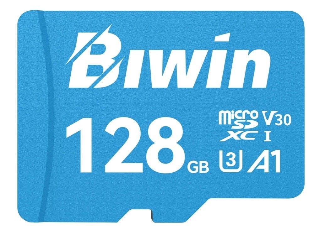 Biwin MS100 128GB MicroSD 3.0 Case Pack 25/100 C10/U3