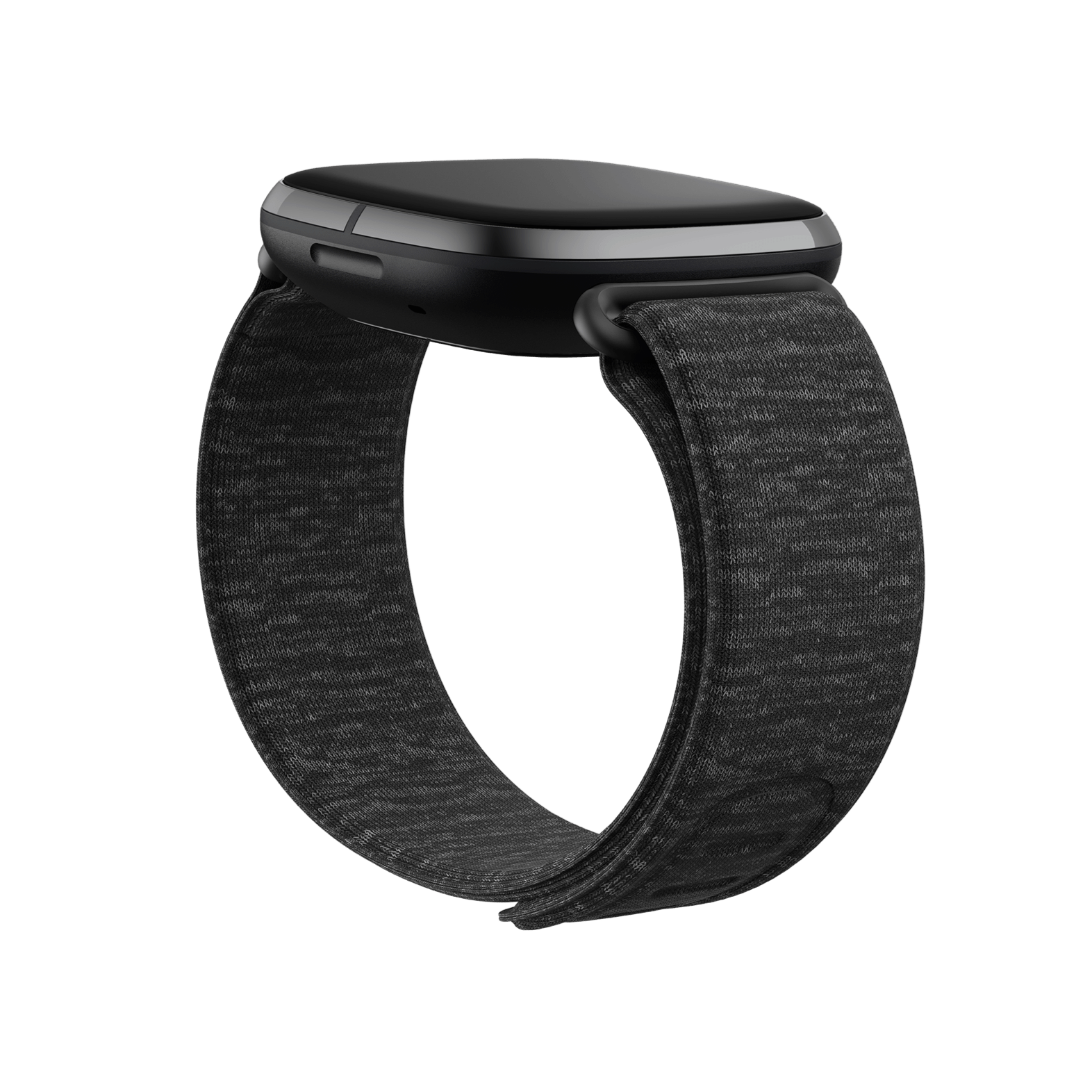 Fitbit Versa 3/Sense Hook&Loop Band Charcoal - Small