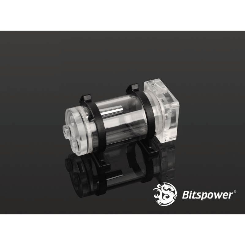 Bitspower DDC Pump Top With Reservoir Kit (100mm) - Clear/Clear