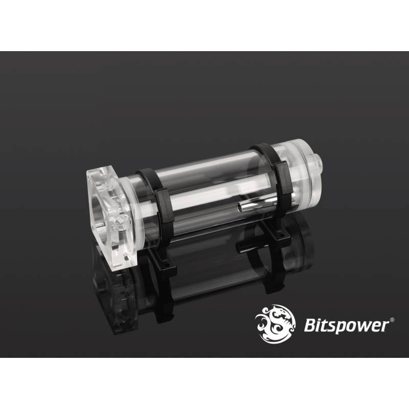 Bitspower DDC Pump Top With Reservoir Kit (150mm) - Clear/Clear