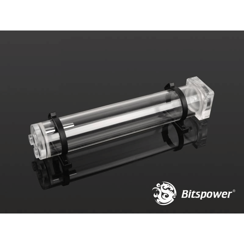 Bitspower DDC Pump Top With Reservoir Kit (300mm) - Clear/Clear