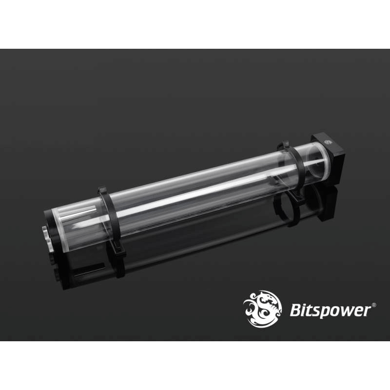 Bitspower DDC Pump Top With Reservoir Kit (400mm) - Black/Clear