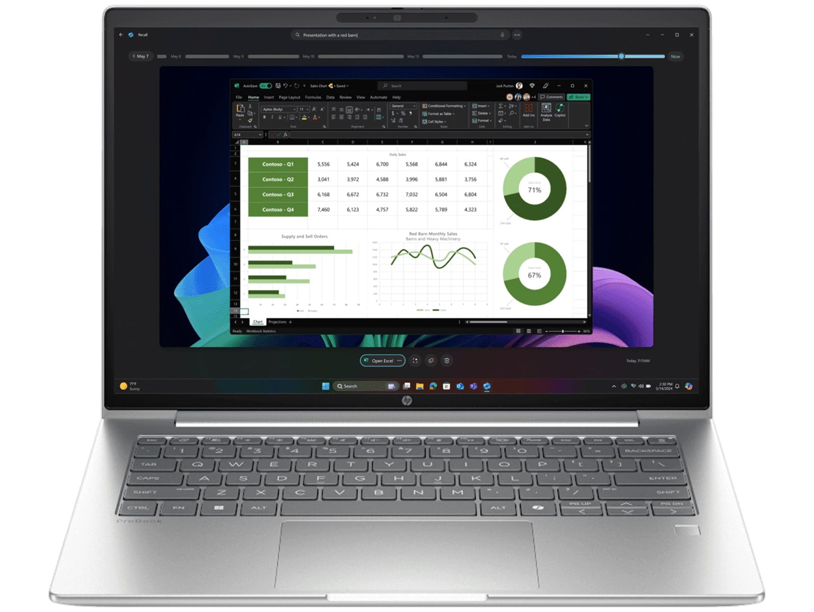 HP Probook 4 G1i 14" WUXGA Laptop, Ultra 7-255U, 16GB RAM, 512GB SSD, Windows 11 Pro