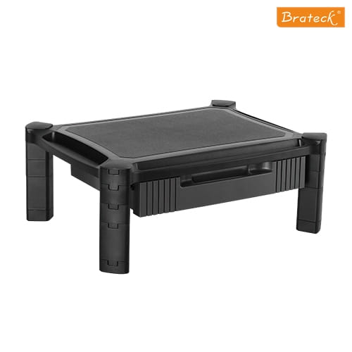 Brateck Height-Adjustable Smart Stand XL with Drawer for most 13''-32'' Monitors and other Machines（BT-AMS-2） 