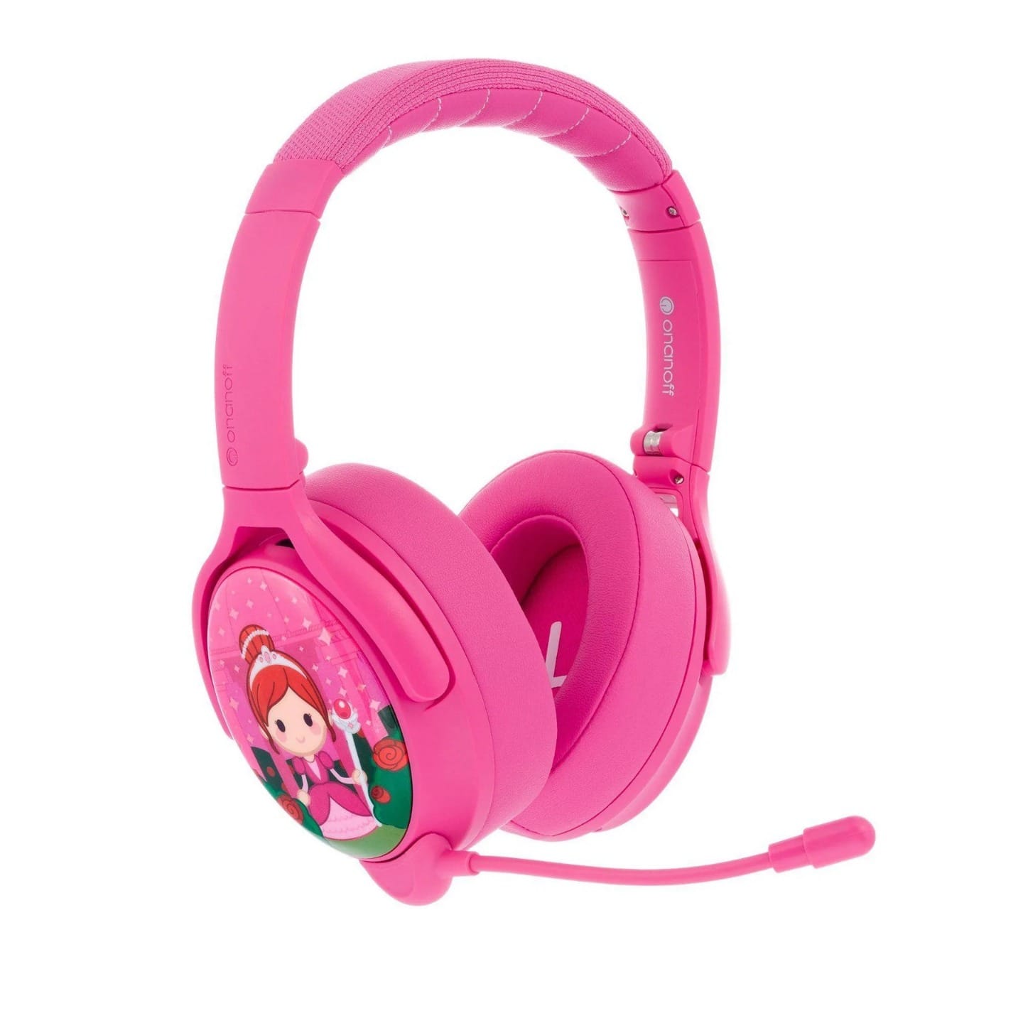 BuddyPhones Cosmos Plus Wireless Noise Cancelling Headphone - Rose Pink