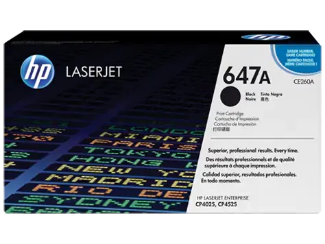 HP 647A Black Toner 8,500 Page Yield
