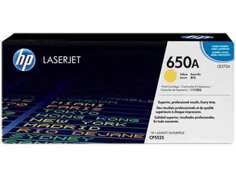 HP 650A Yellow Toner