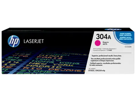 HP 304A CC533A Magenta Toner 2,800 Page Yield